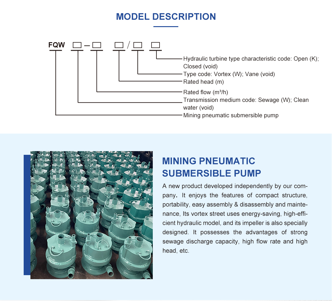 FQW Series Pneumatic Submersible Pump